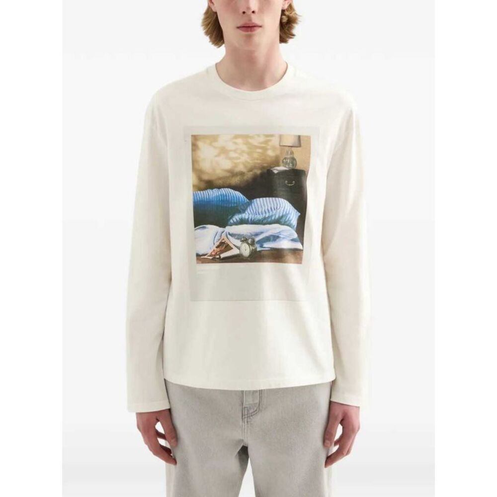 Jil Sander Men Cotton Crew-Neck T-Shirt - Picture 3 of 4